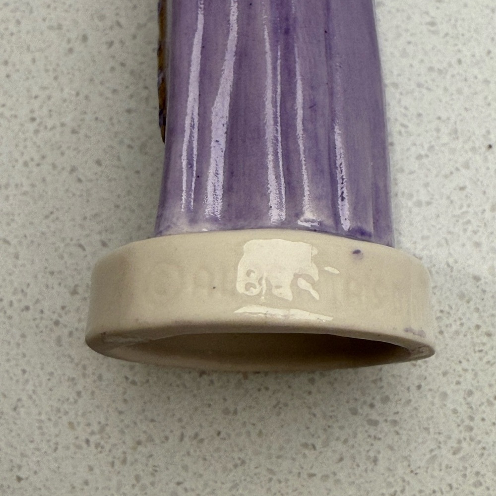 Vintage Chess Piece Alberta Molds Ceramic 1973 Hand Painted Pawn - Picture 8 of 11